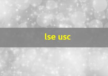 lse usc